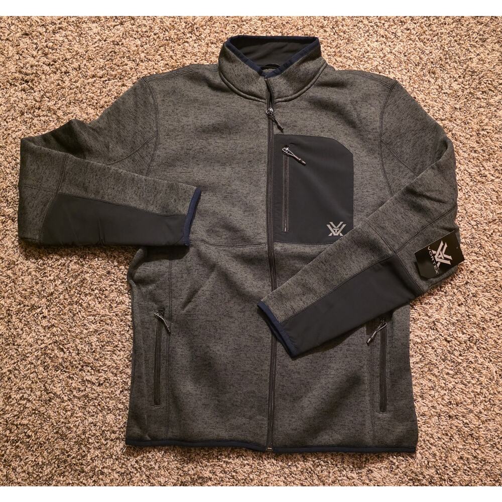 XL X-Large Men's Vortex Anchor Point Fleece Full Zip Up NEW WITH TAGS NWT
